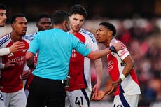 Hugely controversial Myles Lewis-Skelly red card overshadows Arsenal win at Wolves