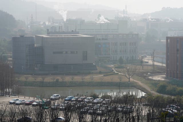 <p>A view of the P4 lab inside the Wuhan Institute of Virology is seen after a visit by the World Health Organization team in Wuhan in China’s Hubei province. The CIA now says it believes COVID came from the lab </p>