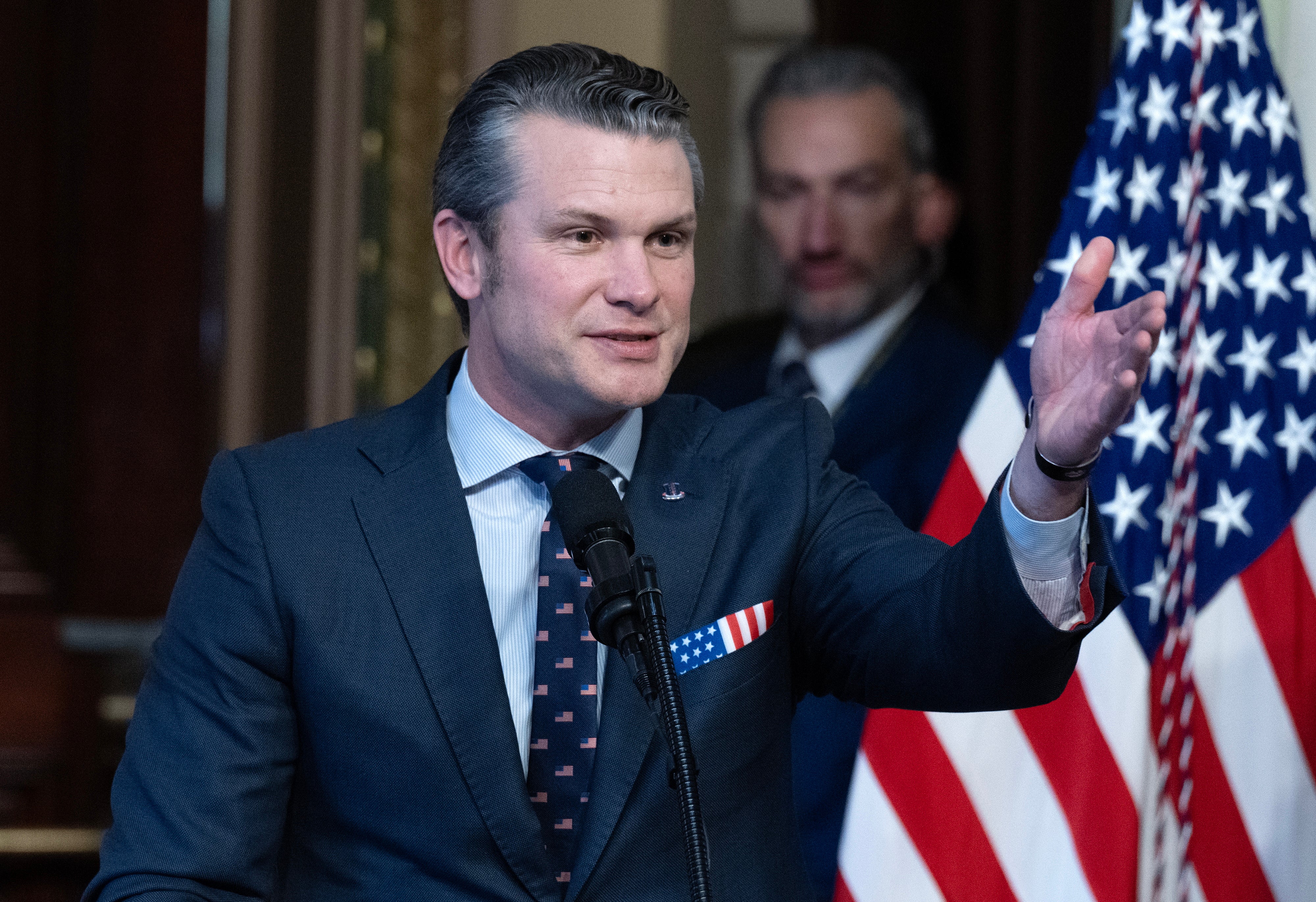 “We are American warriors. We will defend our country. Our standards will be high, uncompromising, and clear. The strength of our military is our unity and our shared purpose,” Hegseth told the troops