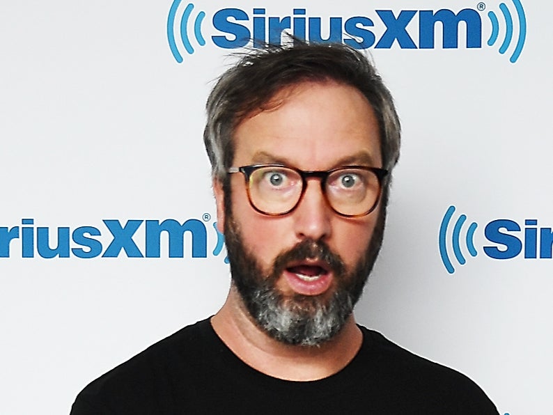 Tom Green at the SiriusXM studios in New York in 2018