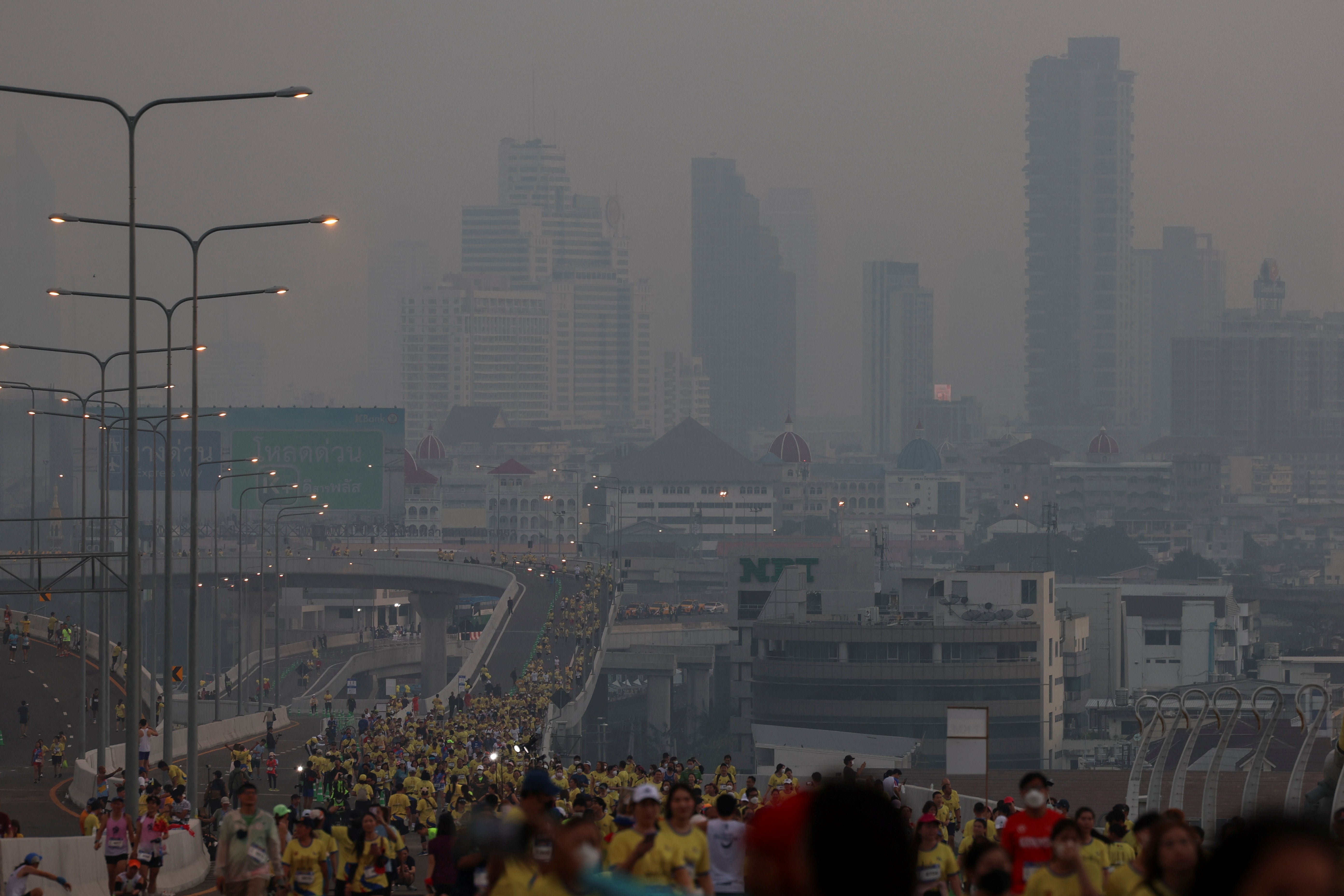 Bangkok was rated as the world’s seventh-most polluted city on Saturday