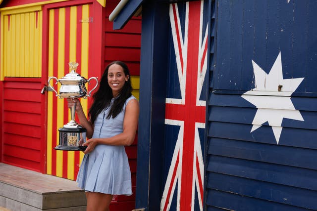 Madison Keys picked up a stunning win in Melbourne (Vincent Thian/AP)