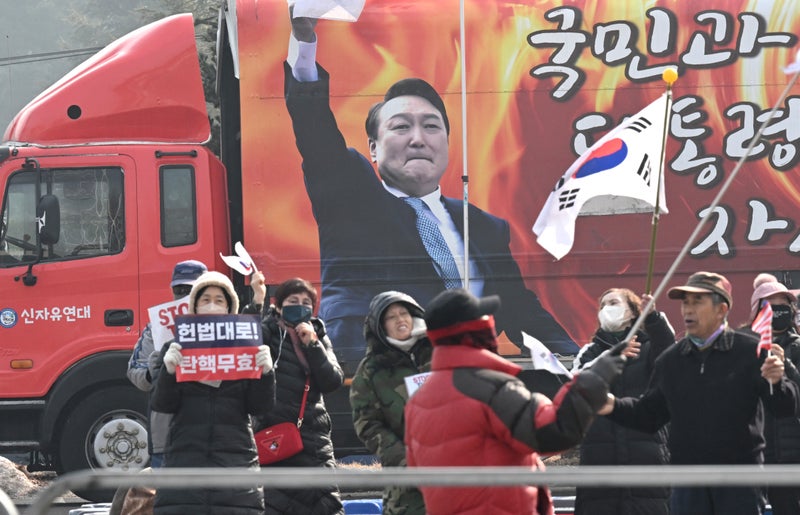 South Korean prosecutors indict president Yoon for insurrection