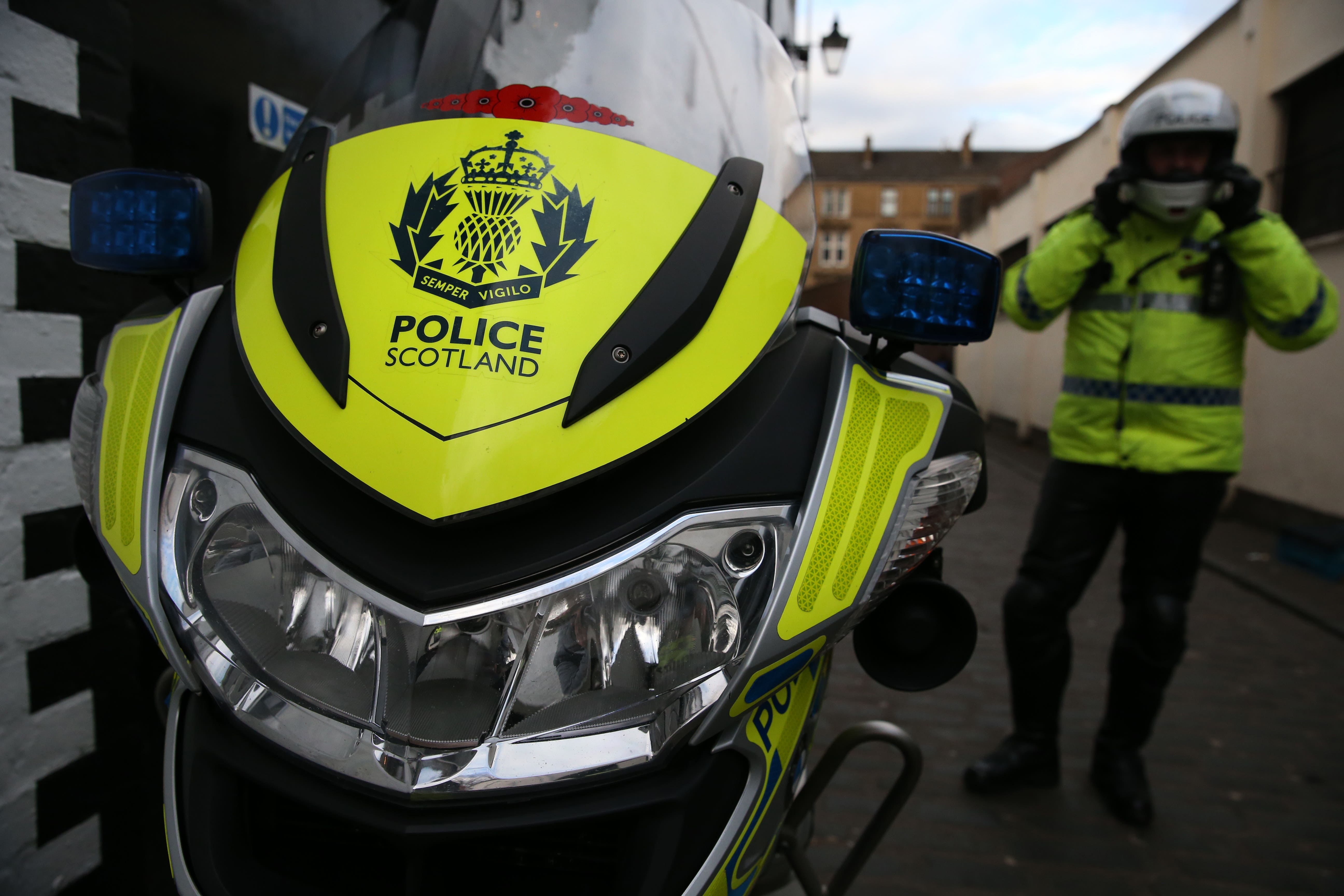 A man has died after his car was struck by a falling tree in Ayrshire during Storm Eowyn, Police Scotland have confirmed (Andrew Milligan/PA)