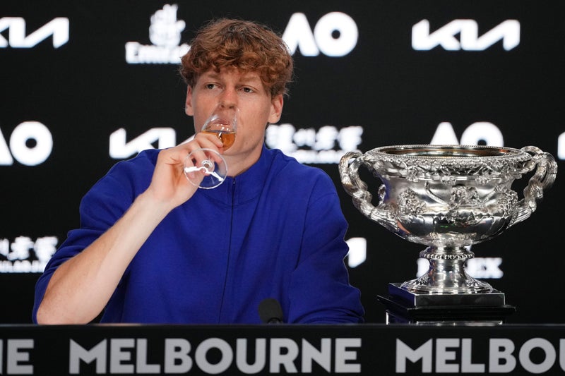 Jannik Sinner not thinking about doping case as he toasts Australian Open win