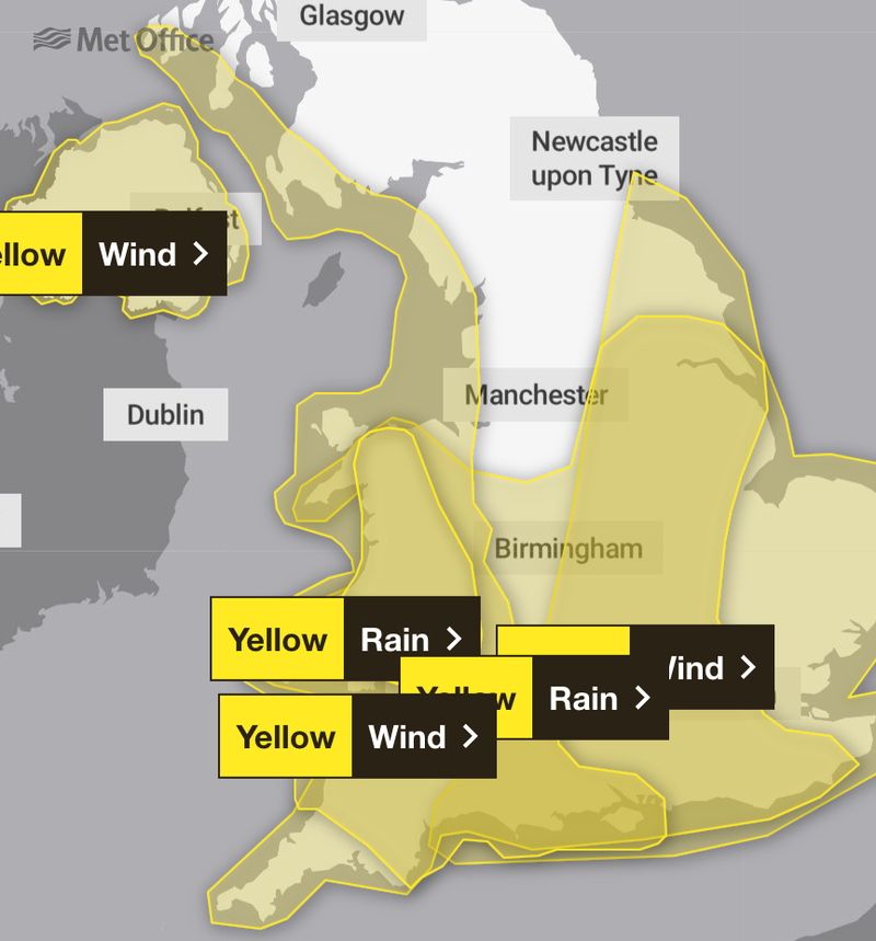 Storm Herminia brings thunderstorms, 80mph winds and flood alerts as Eowyn clear-up continues