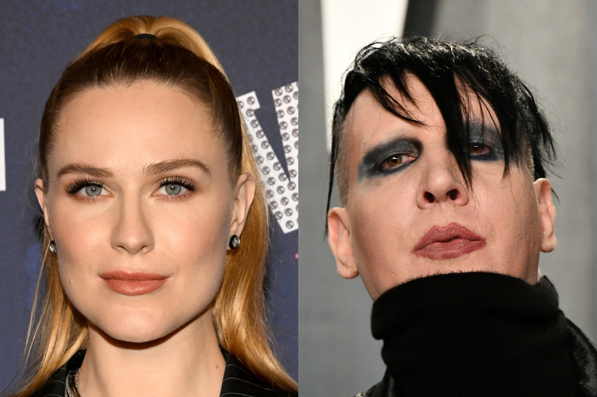 Evan Rachel Wood and Marilyn Manson. She has spoke out after it was revealed her former partner will not face criminal charges