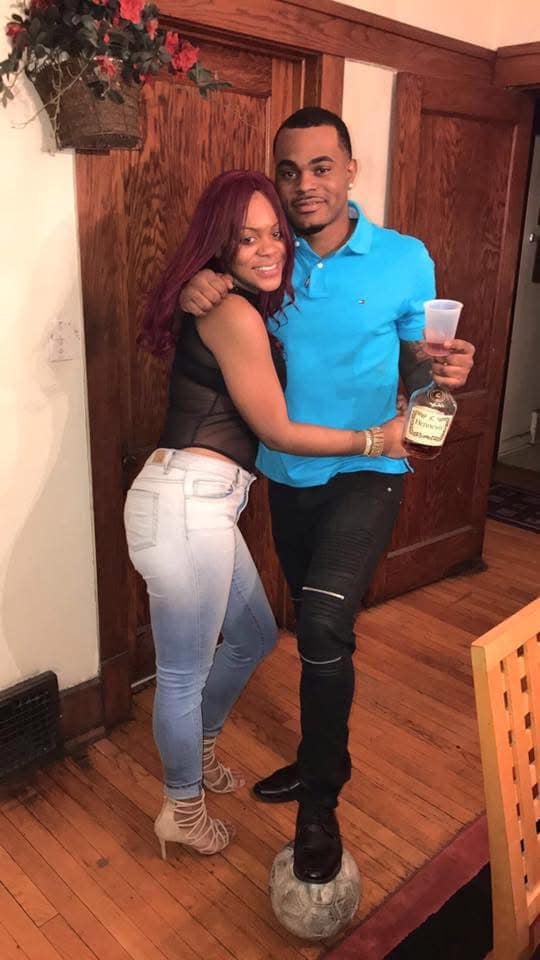 Paul Adolphus poses with his sister Chelsea Adolphus, who was pronounced dead after being found on top of the roof of a Waukegan hospital days after she was admitted