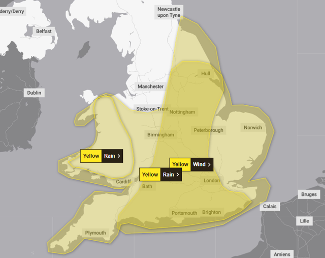 Storm Herminia brings thunderstorms, 80mph winds and flood alerts as ...