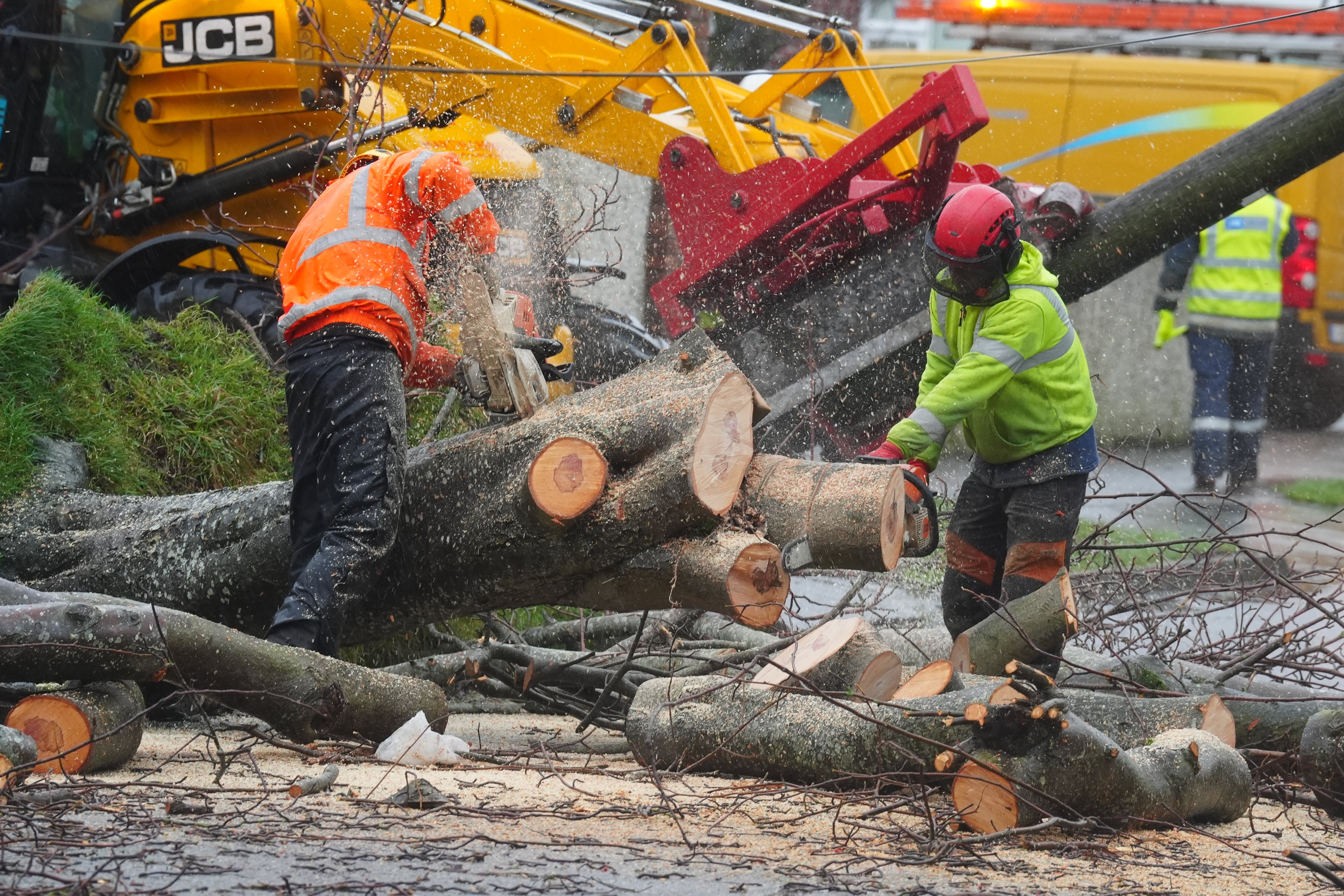 Wind speeds hit a record of 114mph in Ireland amid Storm Eowyn