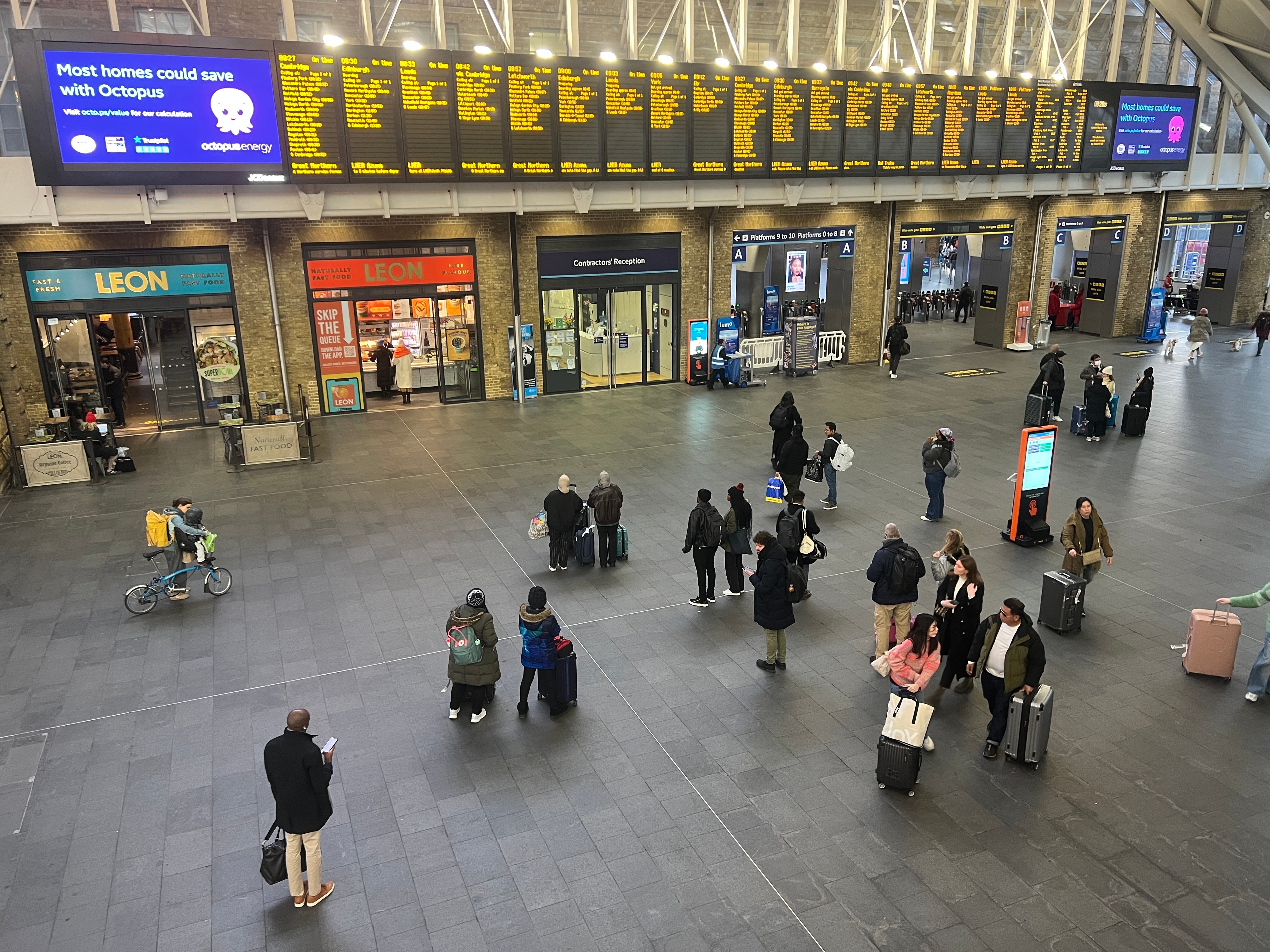 Disruption along several train lines has been reported due to the weather and fallen trees