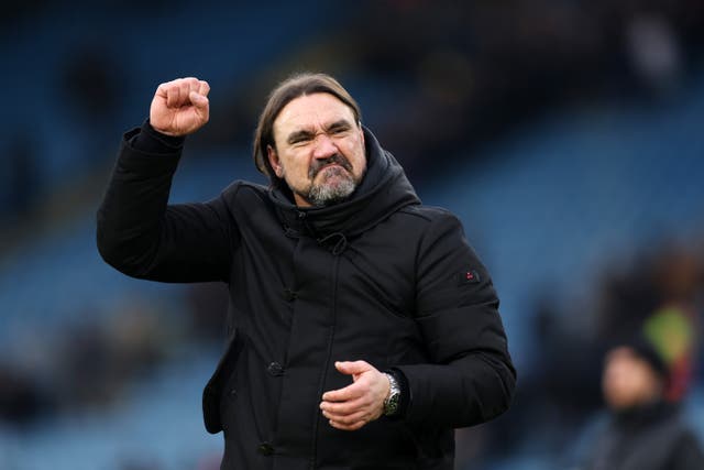 <p>Daniel Farke has led Leeds to the top of the Championship table</p>
