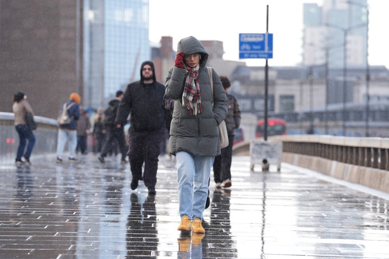 Storm Ivo brings heavy rain to UK as Met Office issues new weather warnings for ice