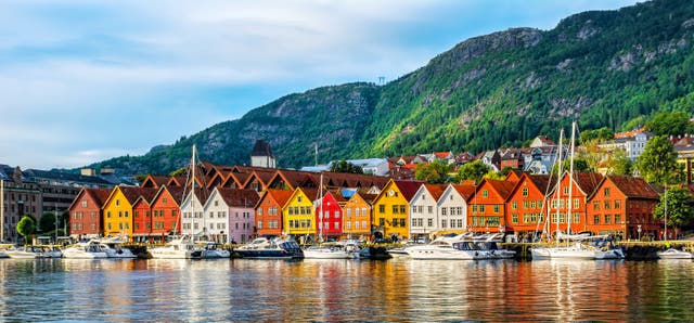 <p>In Bergen, visit the UNESCO World Heritage site, Bryggen where you can meander between colourful wooden buildings dating back to the 12th century</p>