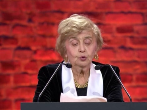 Tova Friedman recalled being five-and-a-half years old when she watched ‘from my hiding place as all my little friends were rounded up and driven to their deaths’