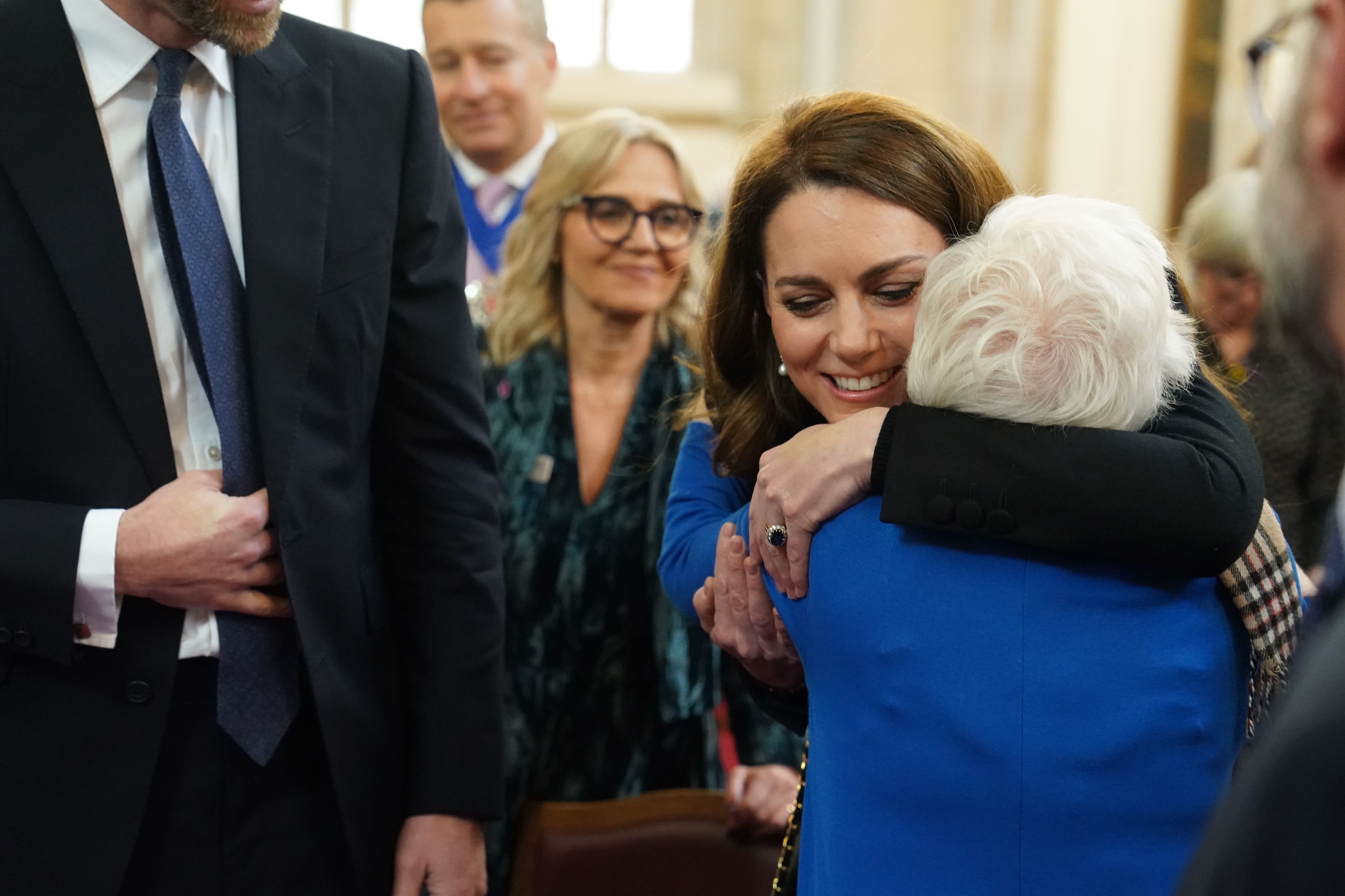 The Princess of Wales met 87-year-old Yvonne Bernstein (Arthur Edwards/The Sun)