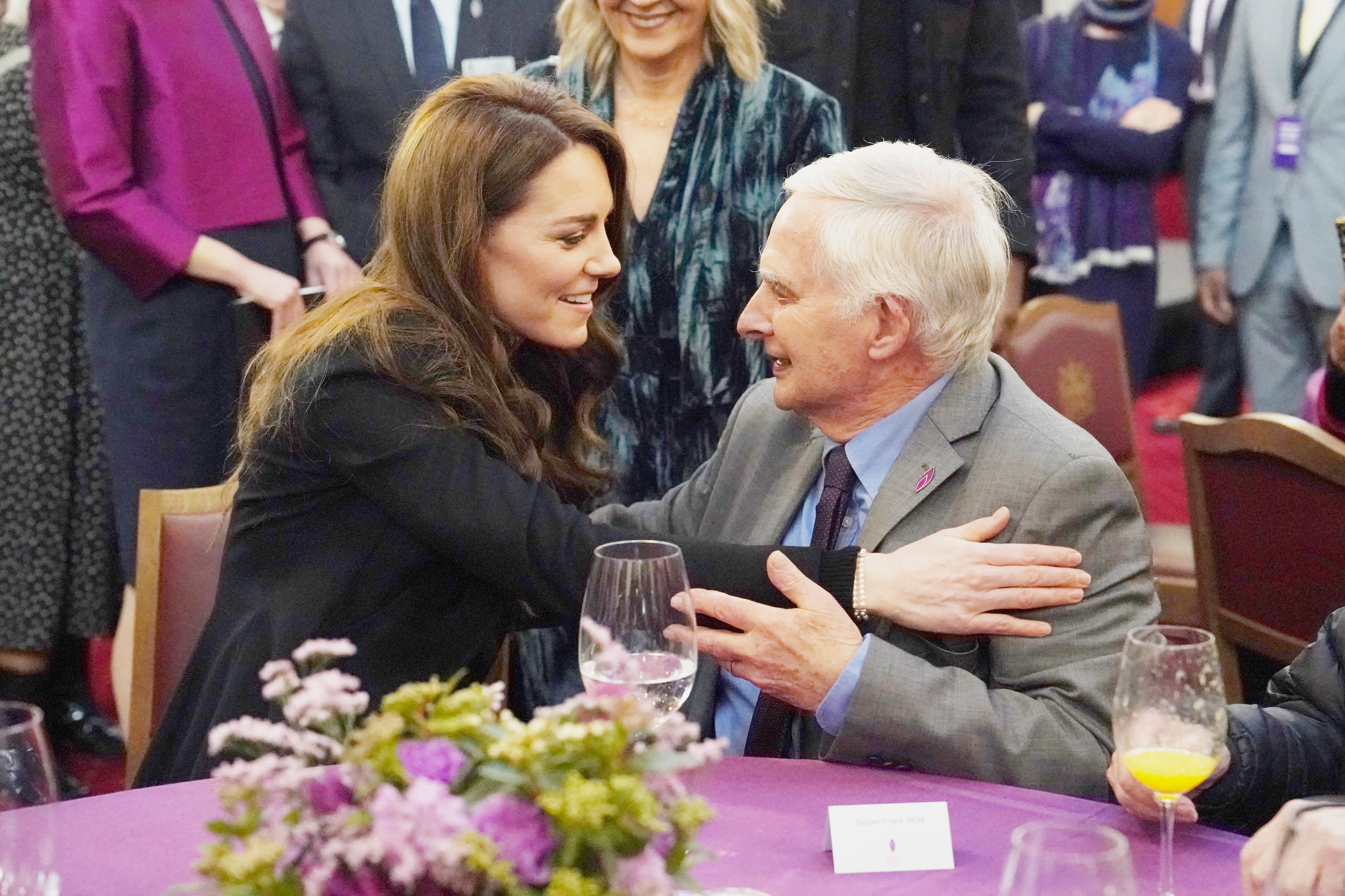 Steven Frank, right, described Kate as a darling (Arthur Edwards/The Sun)