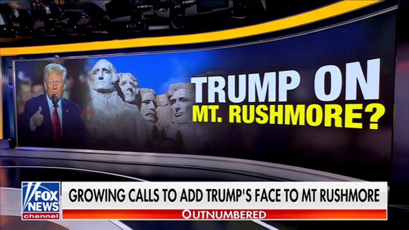 Fox News is now pushing for Trump to be added to Mt. Rushmore: ‘There's a great case for it!’