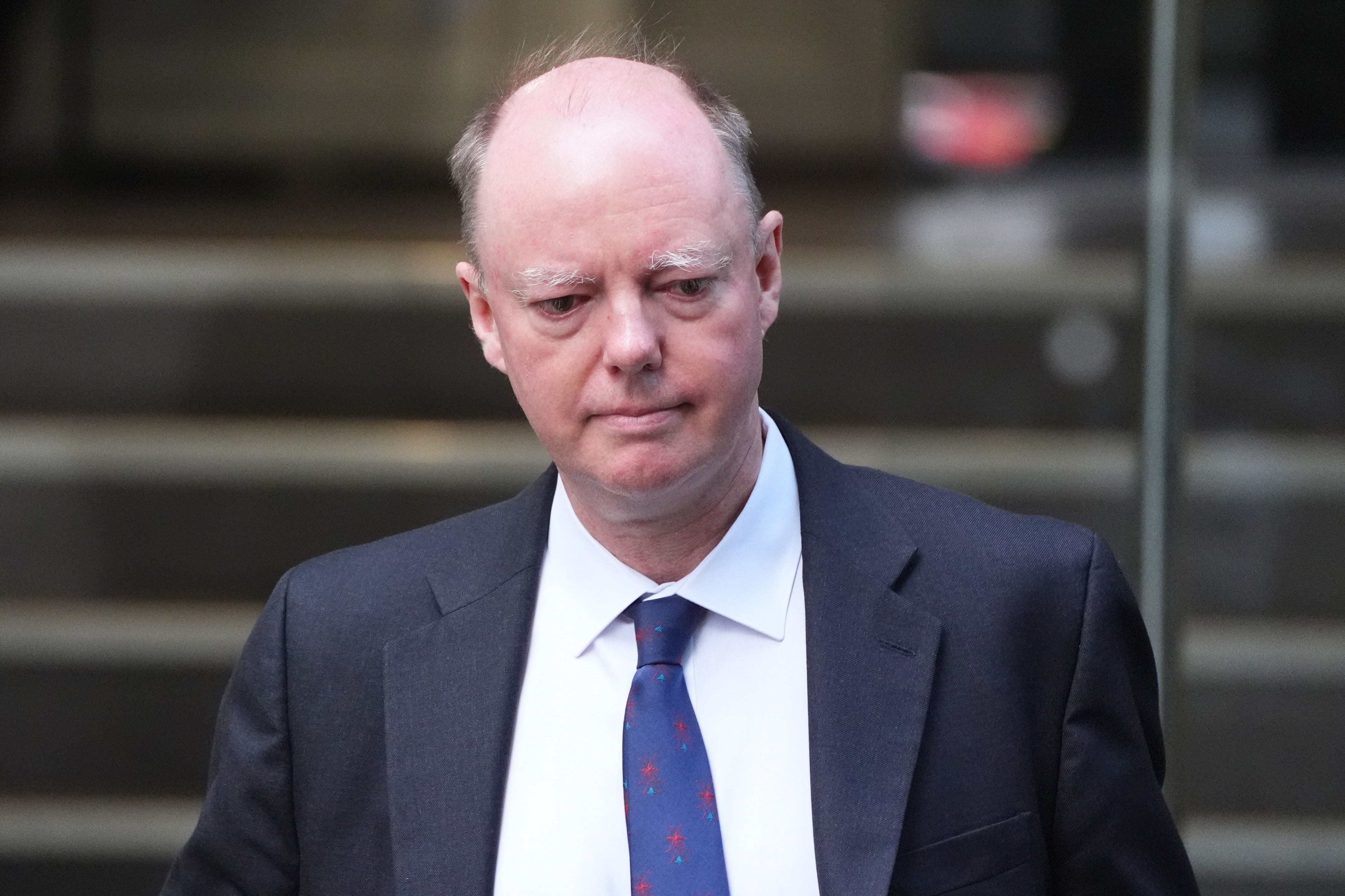 England’s chief medical officer Professor Sir Chris Whitty will give evidence to the assisted dying Bill committee (James Manning/PA)