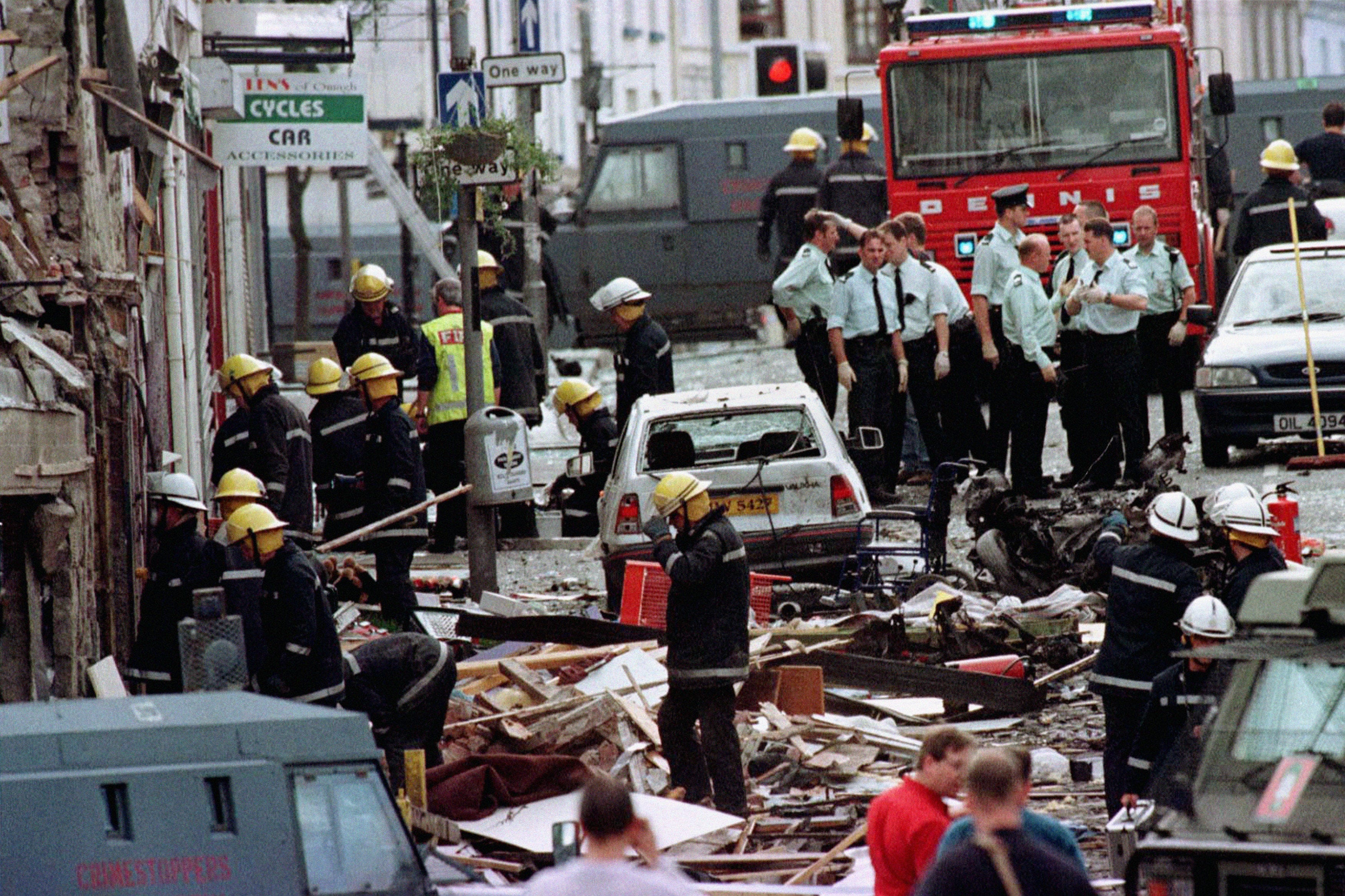 The Real IRA bombing of Omagh was the worst single atrocity of the Troubles in Northern Ireland (Paul McErlane/PA)