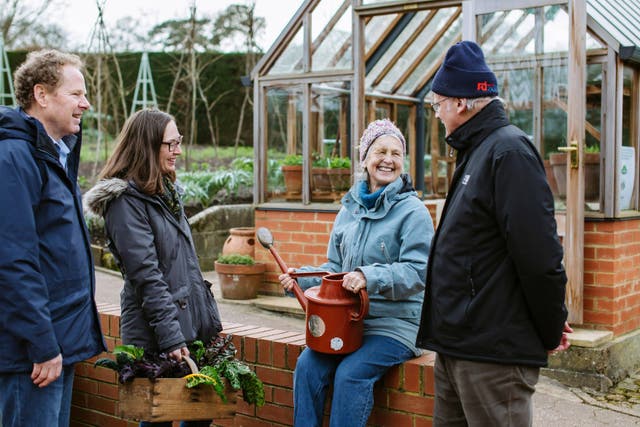 A garden project can help connect people within a community (Helen Yates/RHS/PA)