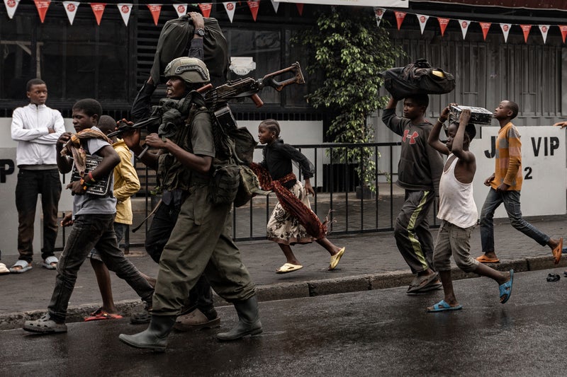 Dead bodies on the streets and hospitals overwhelmed as rebels battle government in DR Congo city of Goma