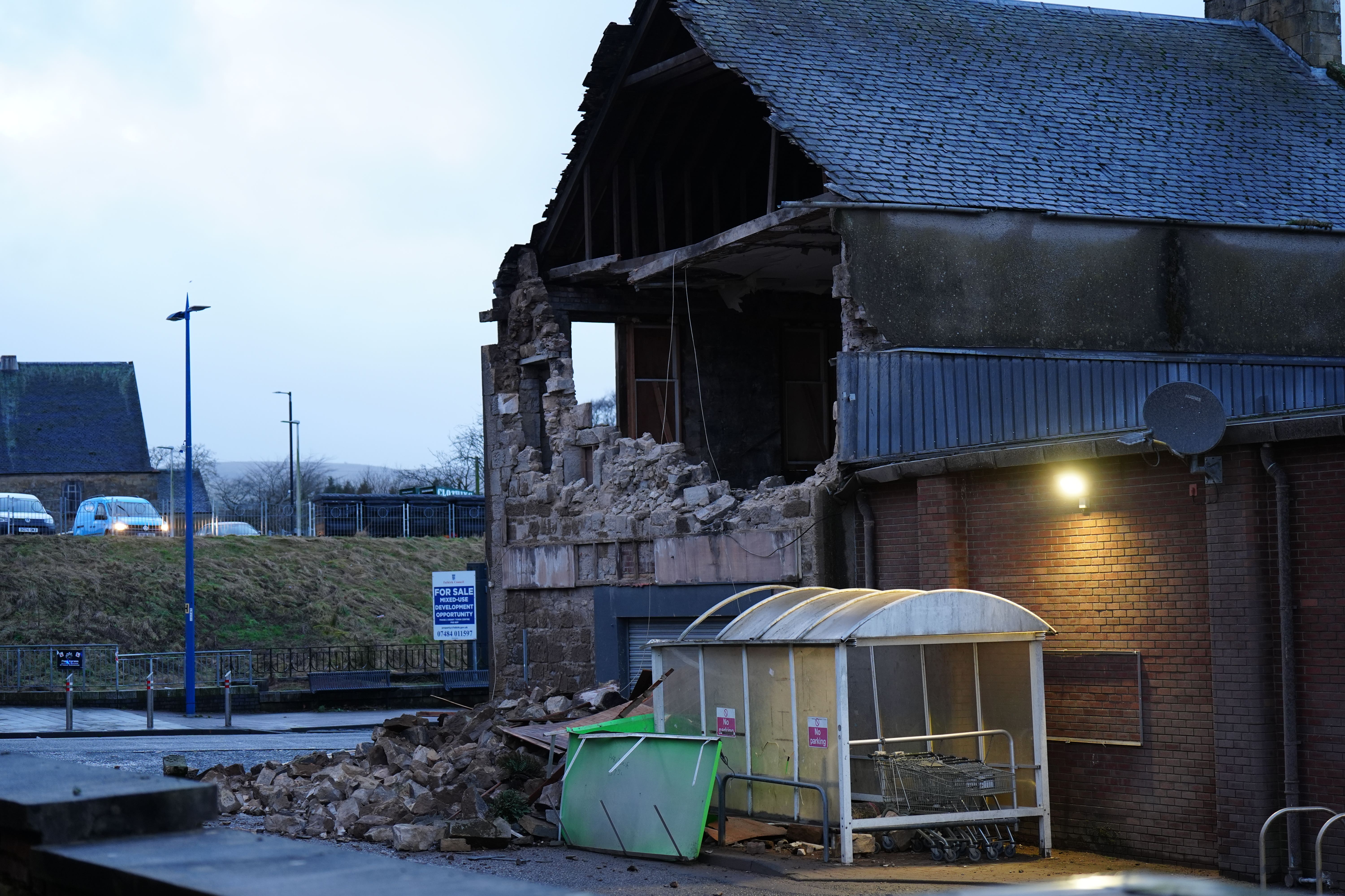 The storm caused widespread damage (Andrew Milligan/PA)