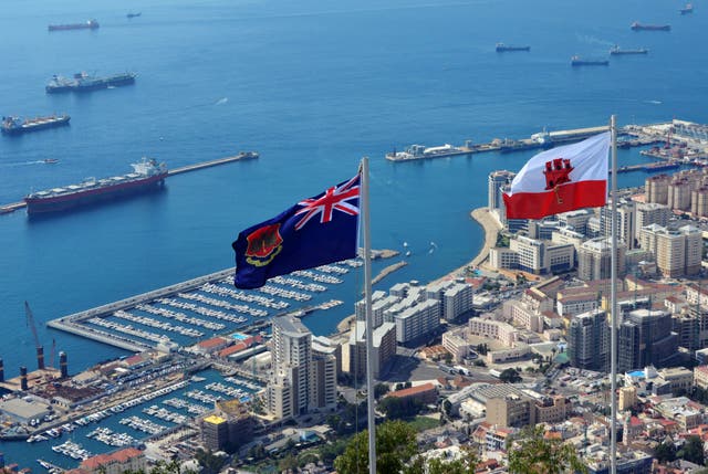 <p>Gibraltar is British but the waters are disputed</p>