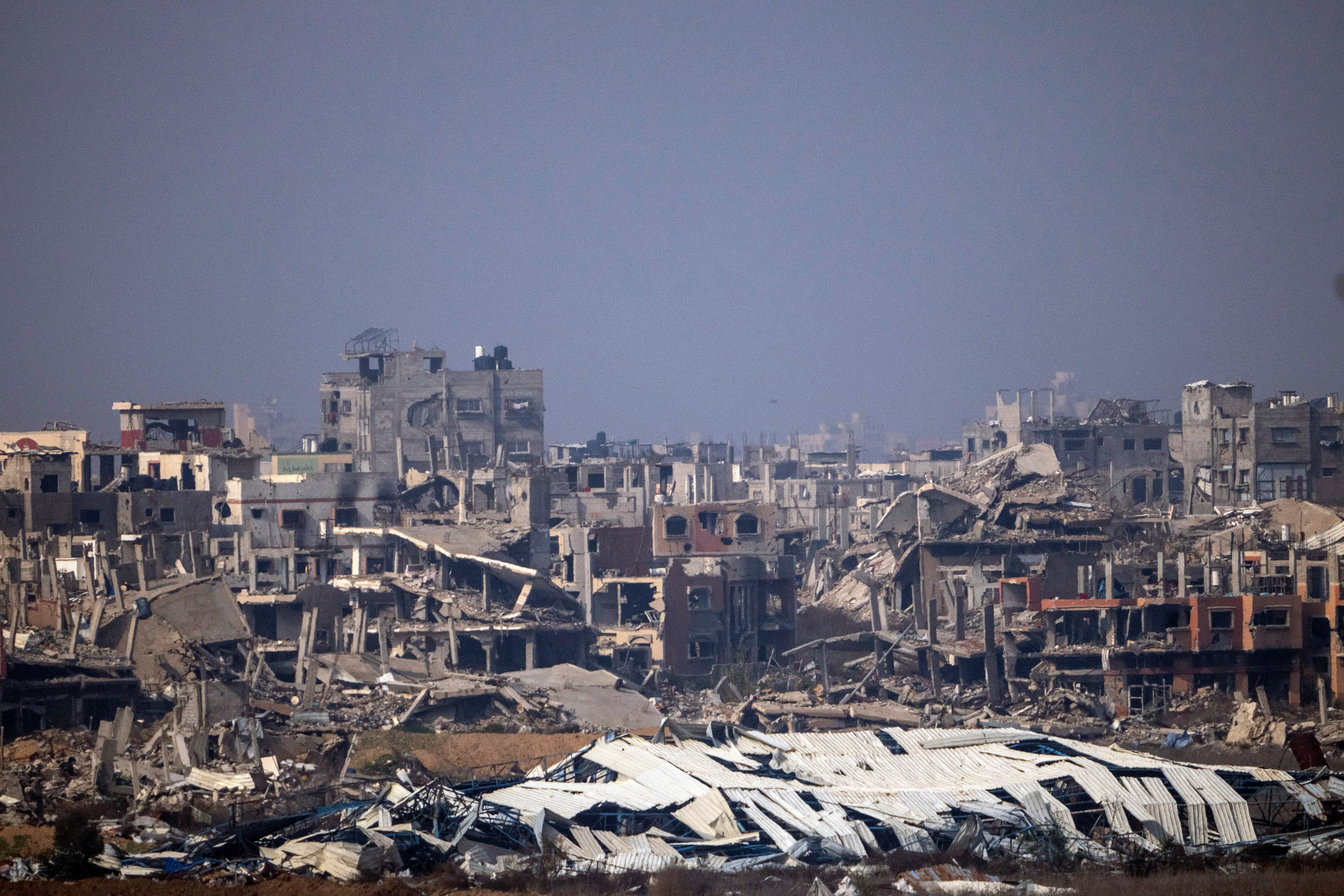 Mr Trump described Gaza as a ‘demolition site’ (AP)