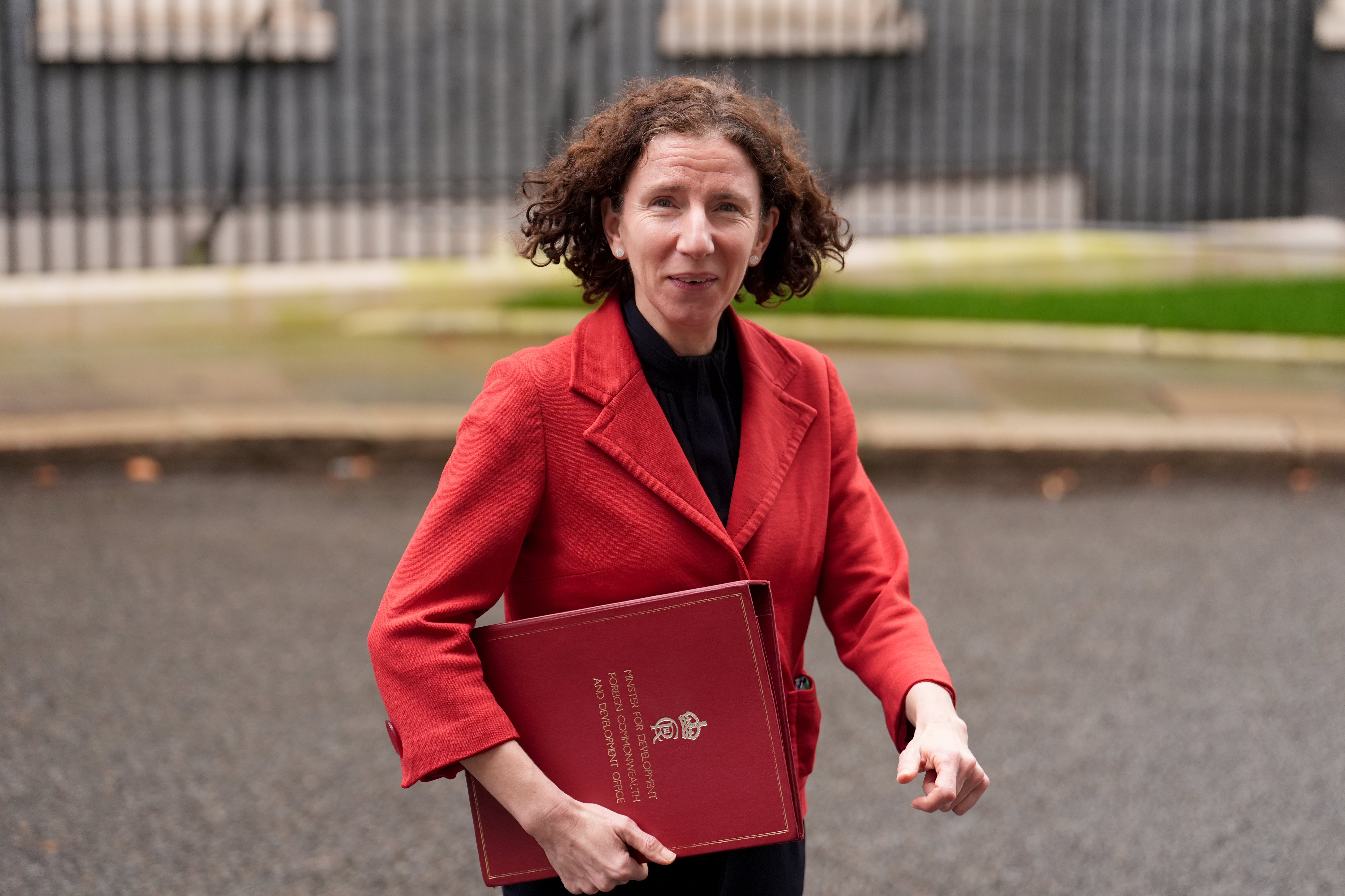 <p>Development minister Anneliese Dodds said the UK is ‘investing in the ceasefire’ (Jordan Pettitt/PA)</p>