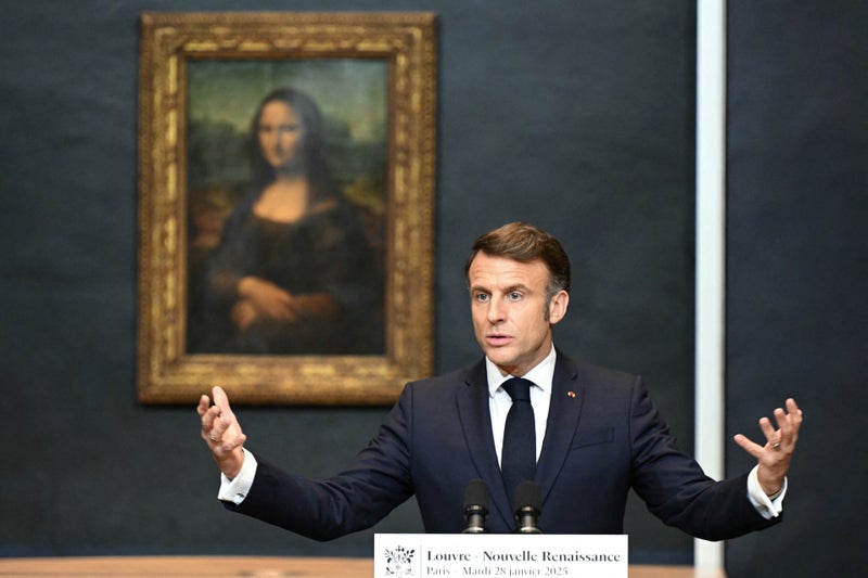 Mona Lisa to get dedicated room in Louvre as part of major renovation of ‘outdated’ museum, says Macron