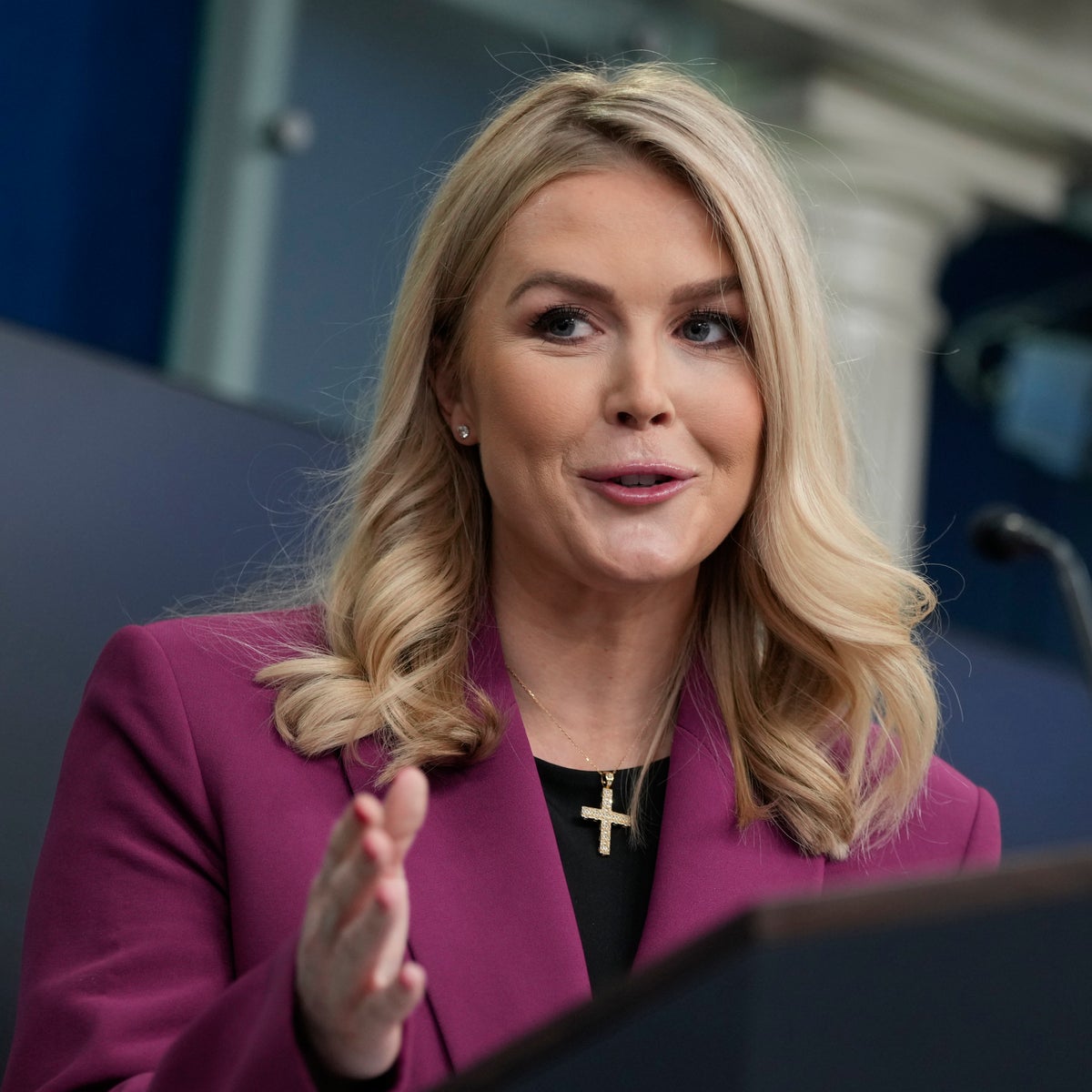 From 'Worse than Spicer' to 'Born to do this,' pundits weigh in on Karoline Leavitt's debut | The Independent