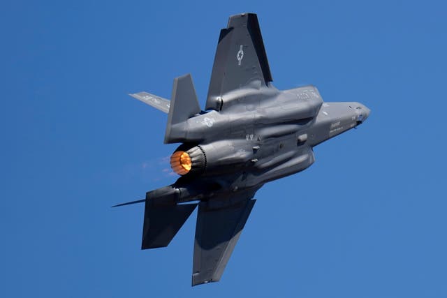 <p>A US F-35 in action</p>