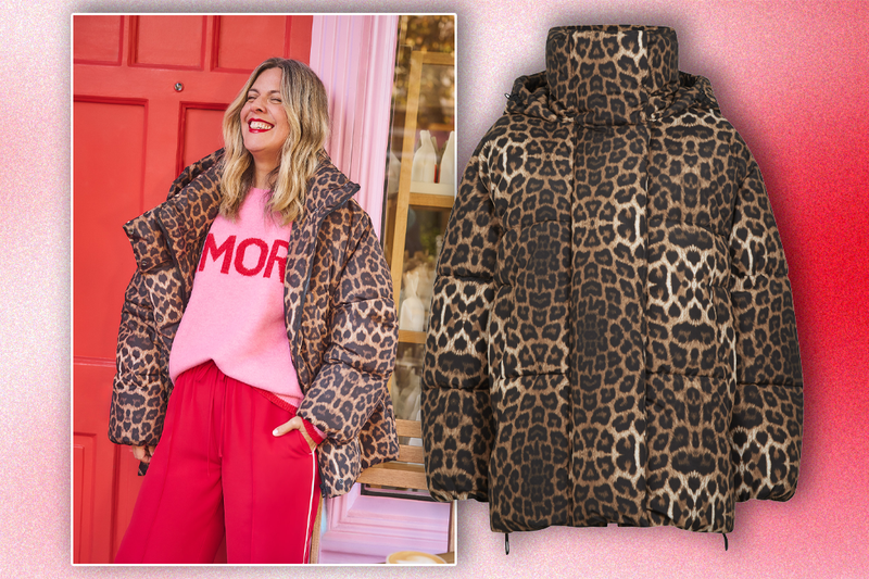 This £38 Asda leopard print puffer looks just like Ganni’s coat – but it’s nearly £600 cheaper