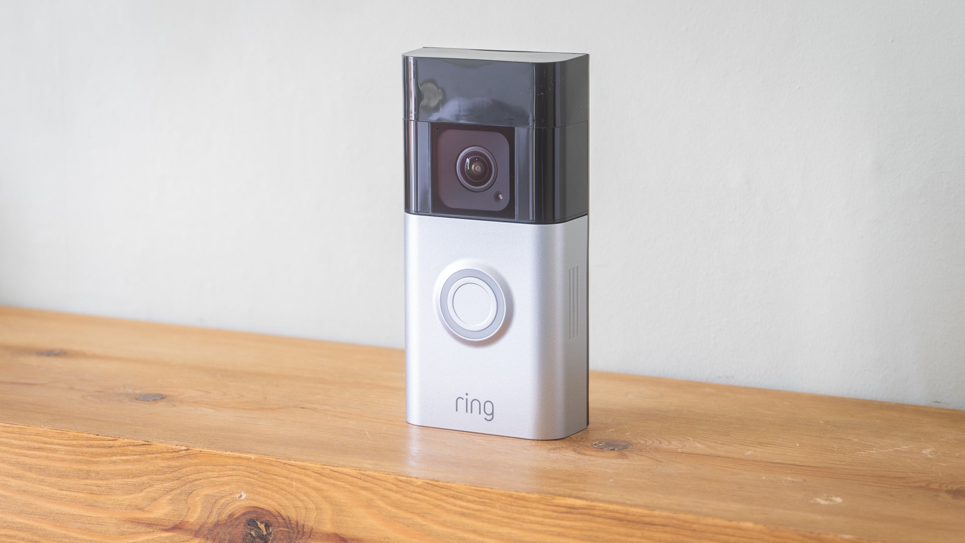 thumbnail interactive-video image 1 of Ring Video Wireless Doorbell 1080p HD - Satin Nickel With Motion Detection - 23-009025-02 1 of 6