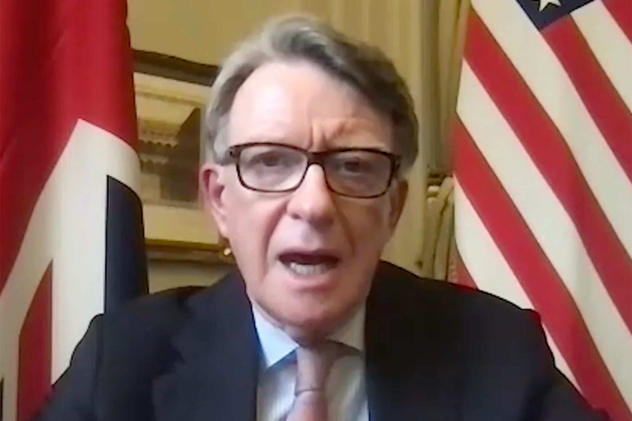 Lord Peter Mandelson said his ‘priority’ in his new role as US ambassador would be to help encourage an investment relationship with the US fit for the 21st century