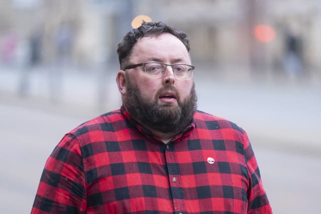 Neil Speakman, 39, denies the gross negligence manslaughter of his three-year-old son Albie who was run over by a Kramer telehandler farm vehicle in July 2022 (Danny Lawson/PA).
