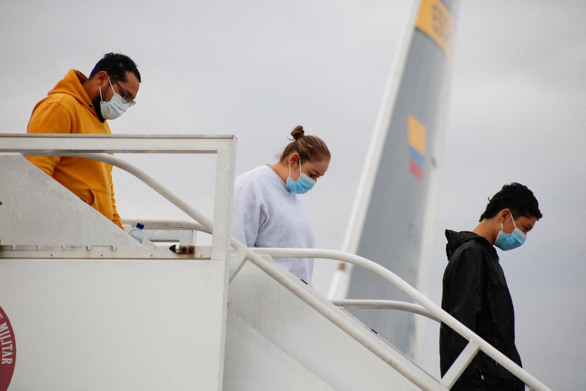 Deportation flights from the United States to Colombia included more than 200 people, including pregnant women and children. None of the people on board had criminal records, according to Colombia officials