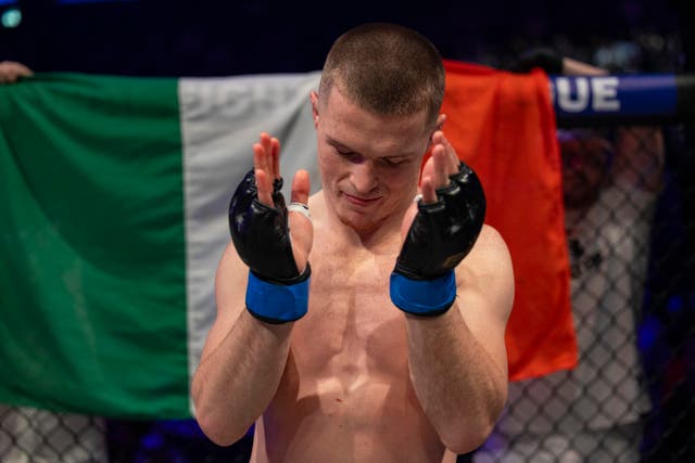 <p>Paul Hughes before his PFL title fight with Usman Nurmagomedov</p>