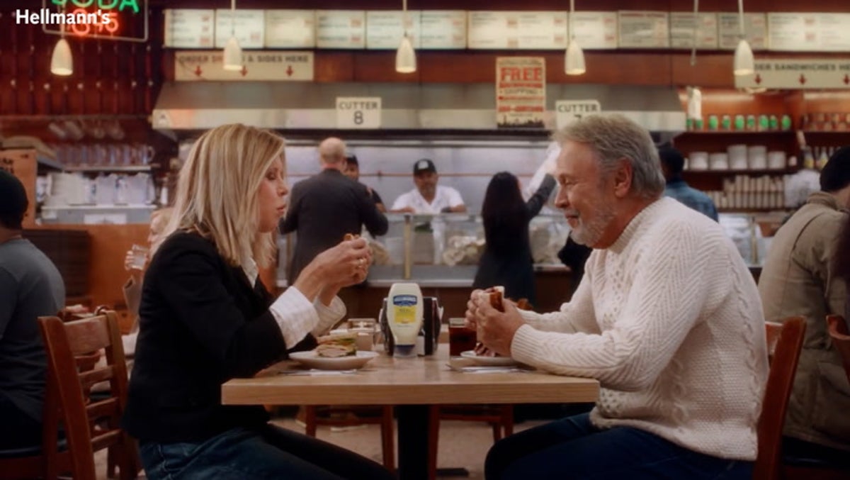 Watch: Meg Ryan and Billy Crystal recreate iconic When Harry Met Sally scene for Super Bowl - with Sydney Sweeney