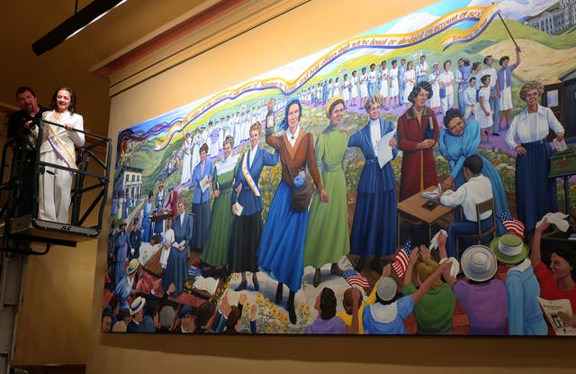 Suffragists Kansas Mural