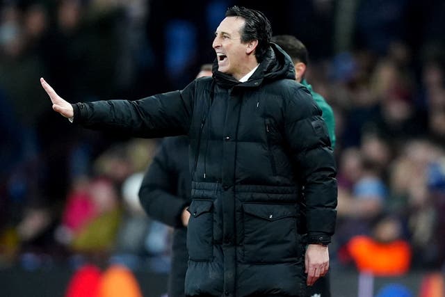 Unai Emery’s side finished eighth (David Davies/PA)