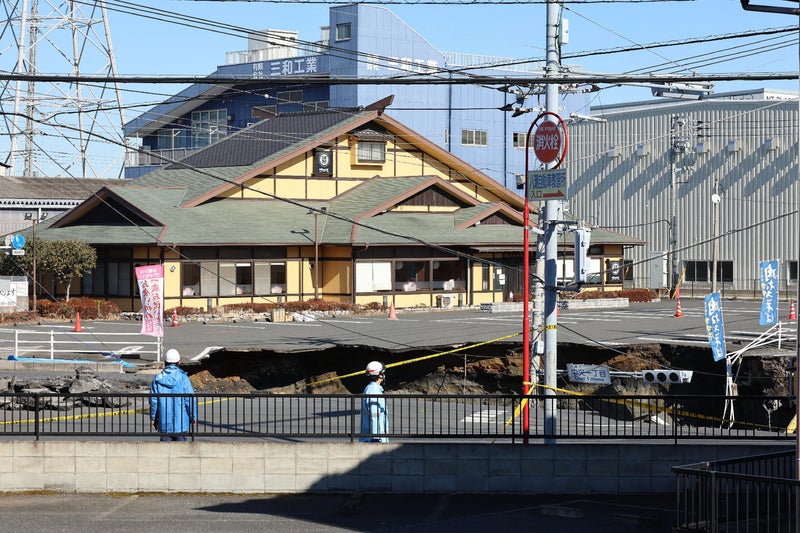 Japanese region asks 1.2 million people to use less water to help sinkhole rescue