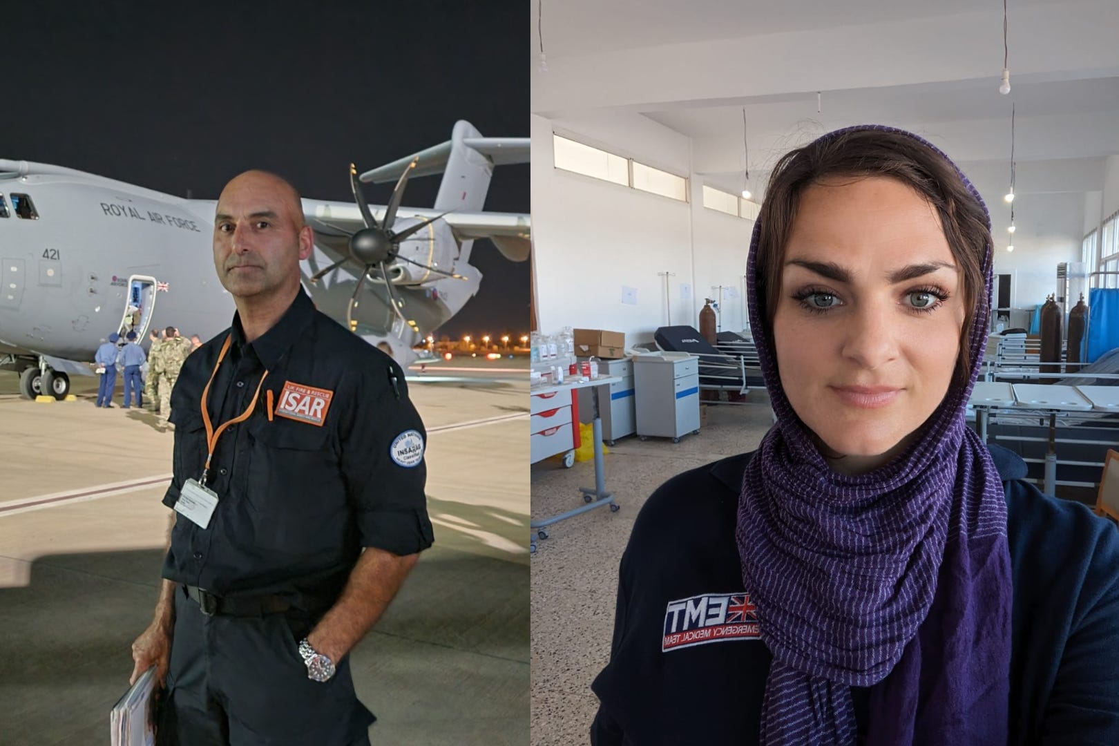 Mr Rana and Ms Daniell were among the first three recipients of the medal (Shyam Rana/Anna Daniell/PA)