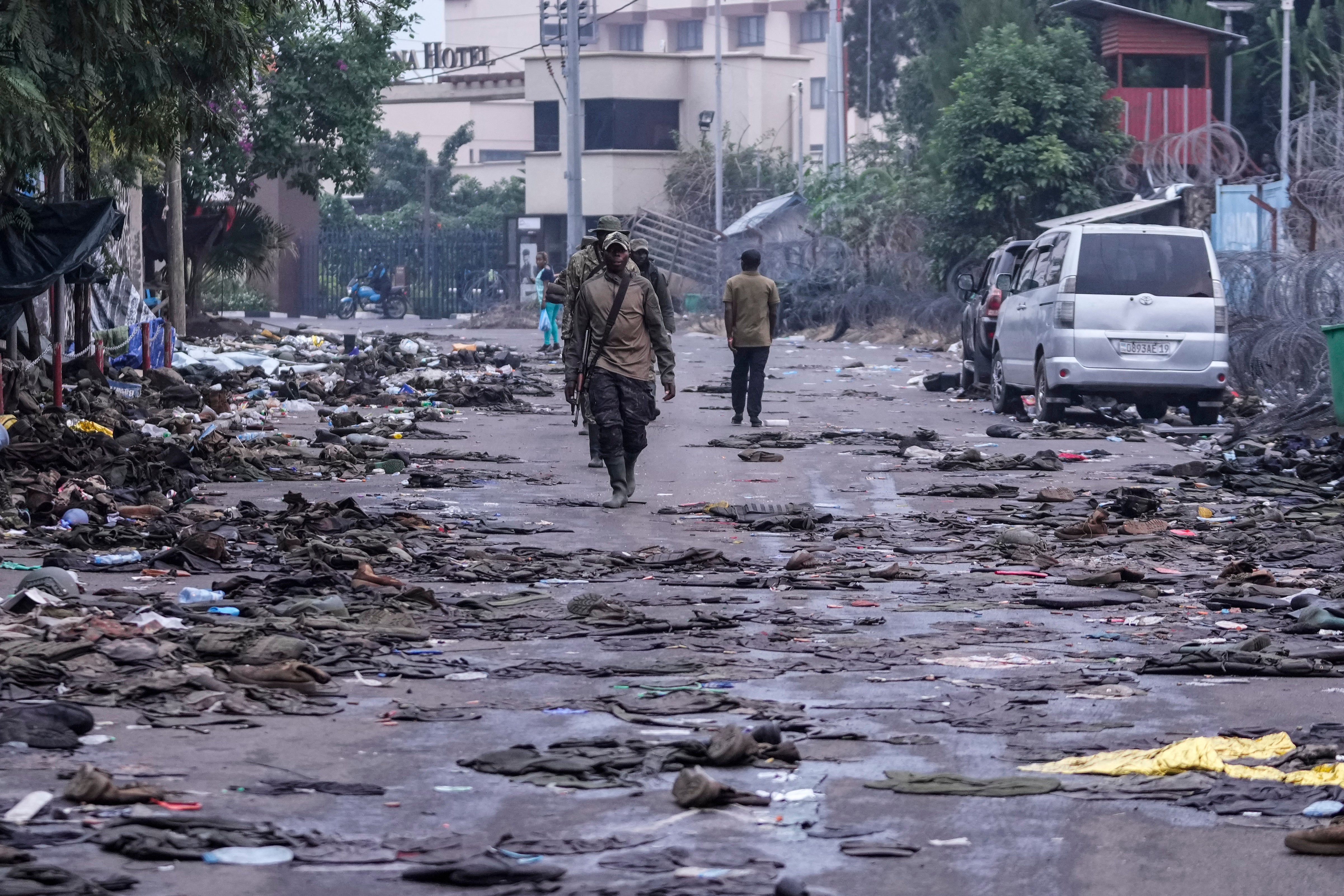 Tens of thousands of Goma’s residents fled their homes after the rebels made swift gains in the North Kivu province bordering Rwanda last week