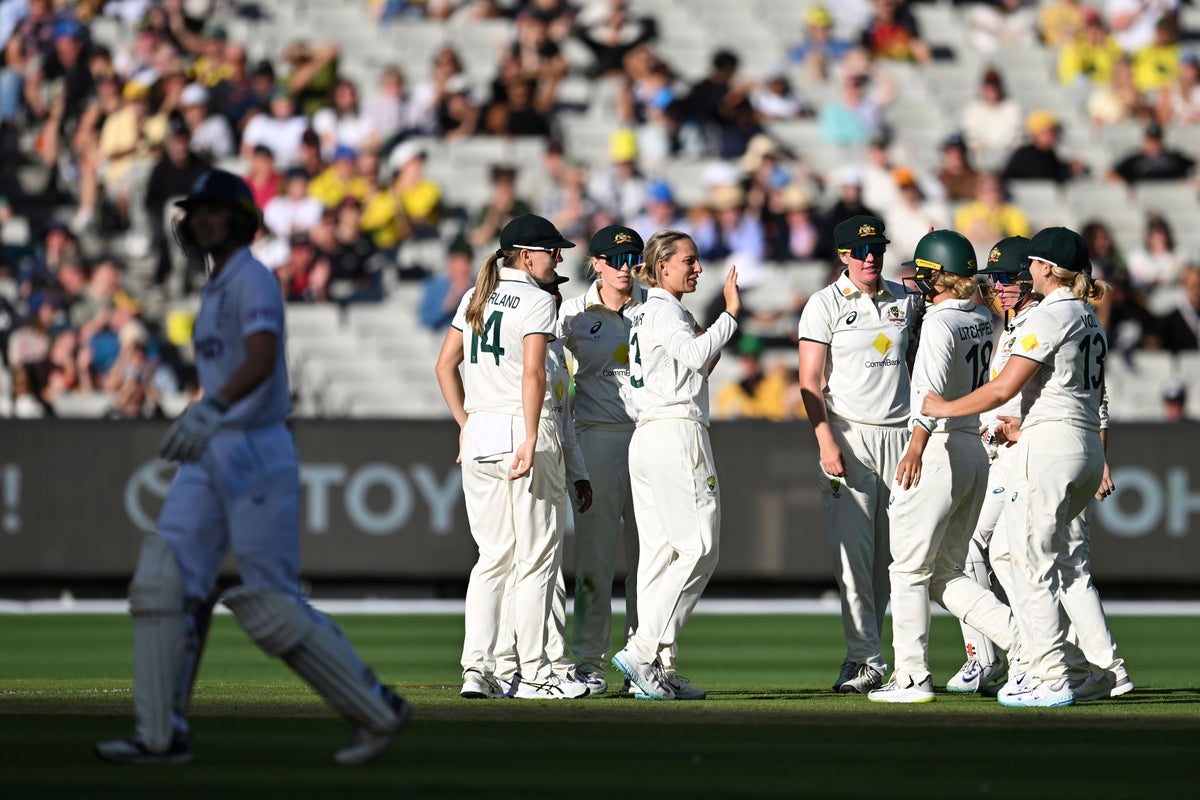 England whitewash fears grow as Australia script familiar story on opening day of Women's Ashes Test