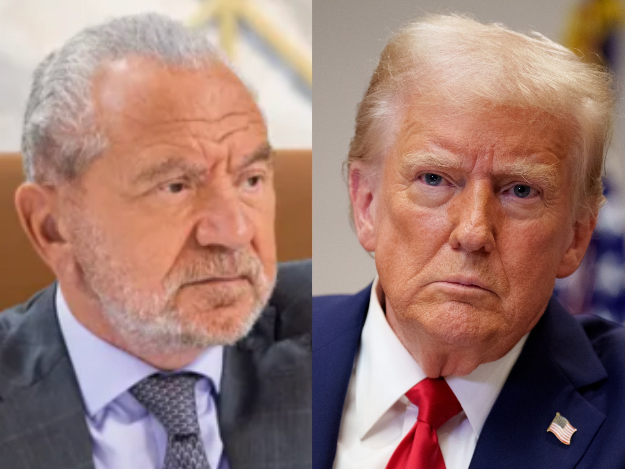 Lord Sugar and Donald Trump