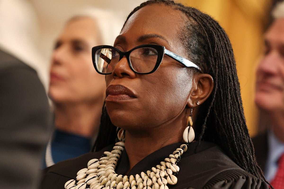 Liberal Supreme Court Justice Ketanji Brown Jackson punches out her frustrations in the boxing ring Liberal Supreme Court Justice Ketanji Brown Jackson punches out her frustrations in the boxing ring