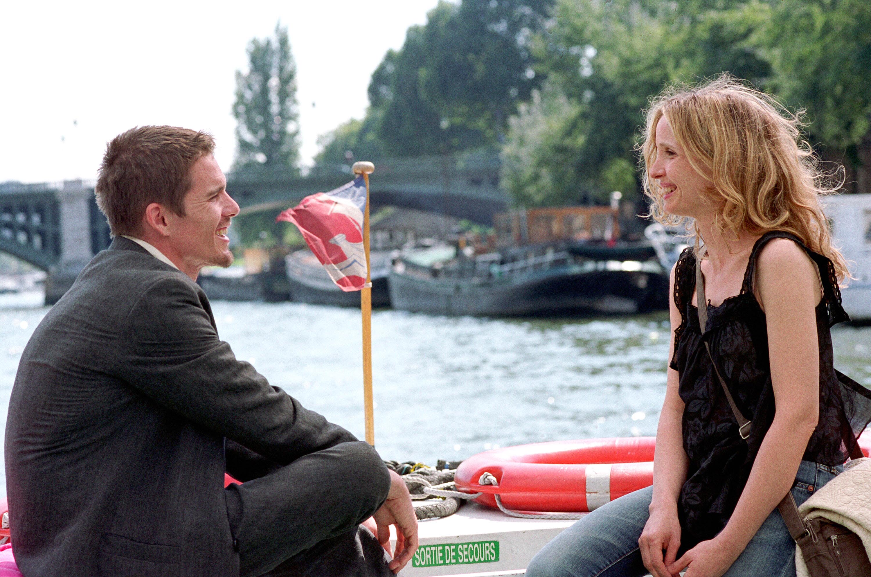 Jesse (Ethan Hawke) and Céline (Julie Delpy) in ‘Before Sunset’