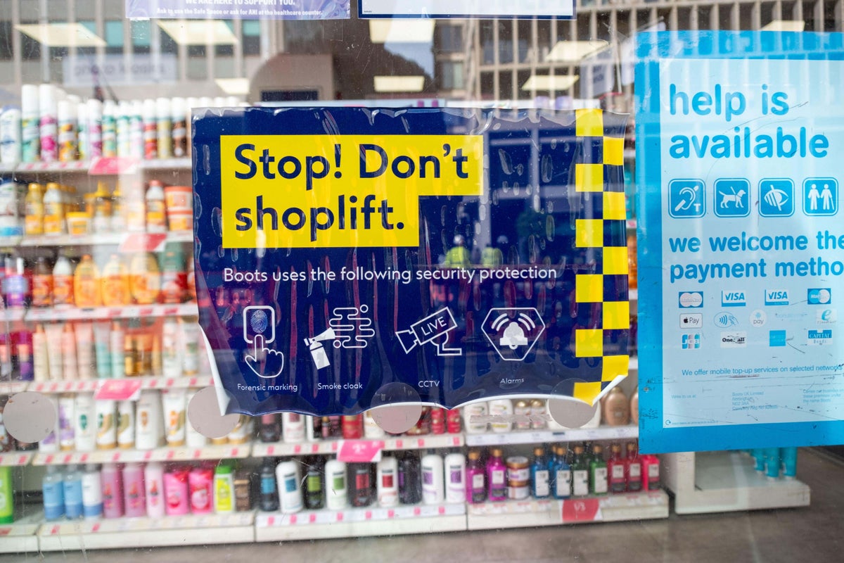 Police record almost half a million shoplifting offences in England and Wales